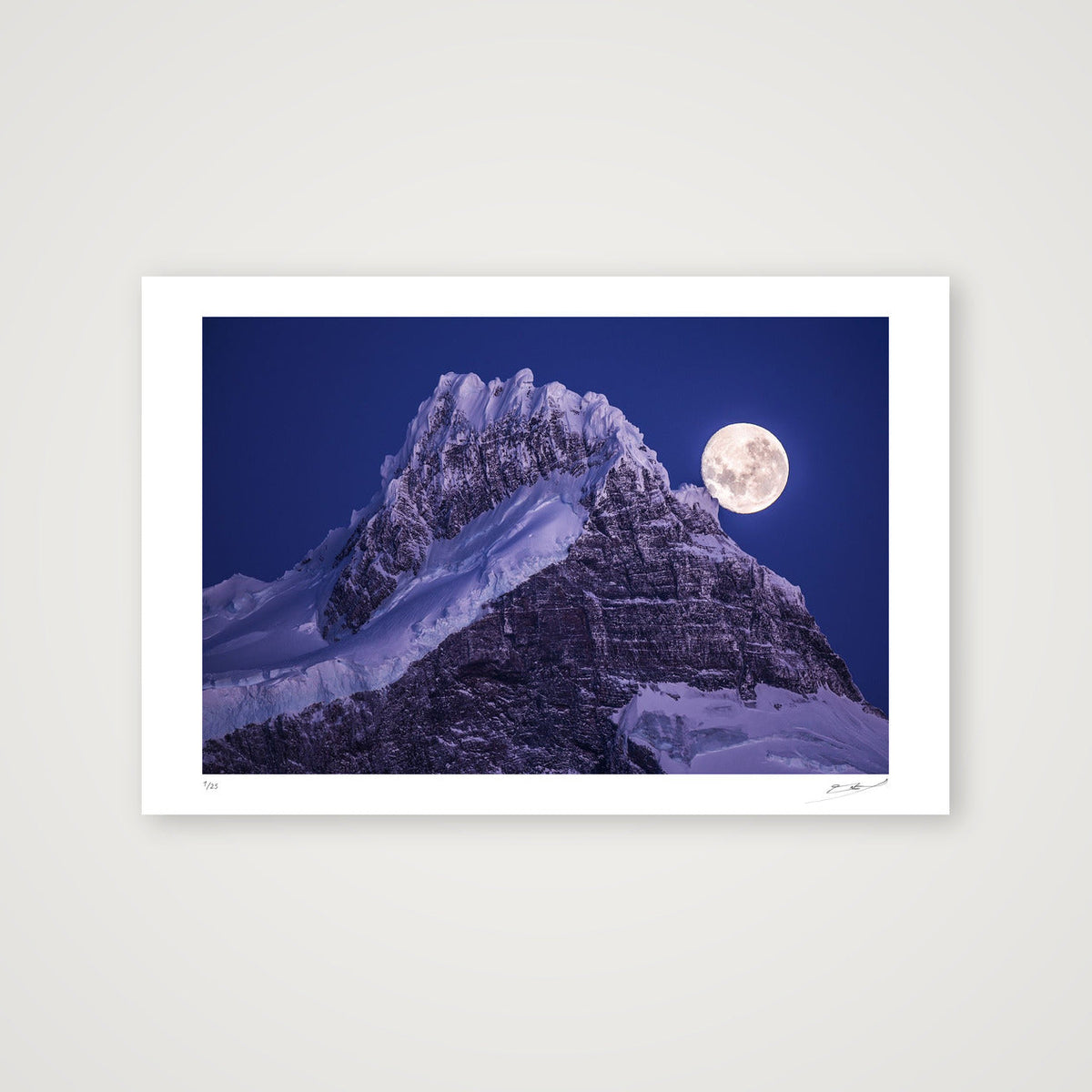 5 - Ice moon_40x60 — 60×40cm, 24×16" Print only