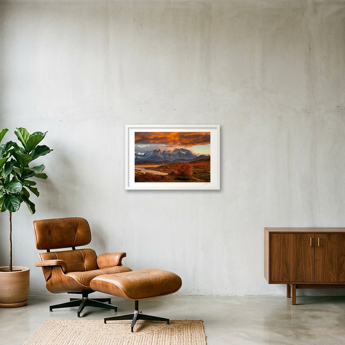 Autmn light_40x60 — 60×40cm, 24×16" White Frame