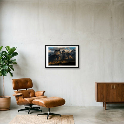 7 - The mighty Cuernos_20-40x60 — 60×40cm, 24×16" Black Frame