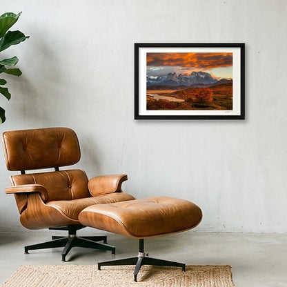 Autmn light_40x60 — 45×30cm, 18×12" Black Frame