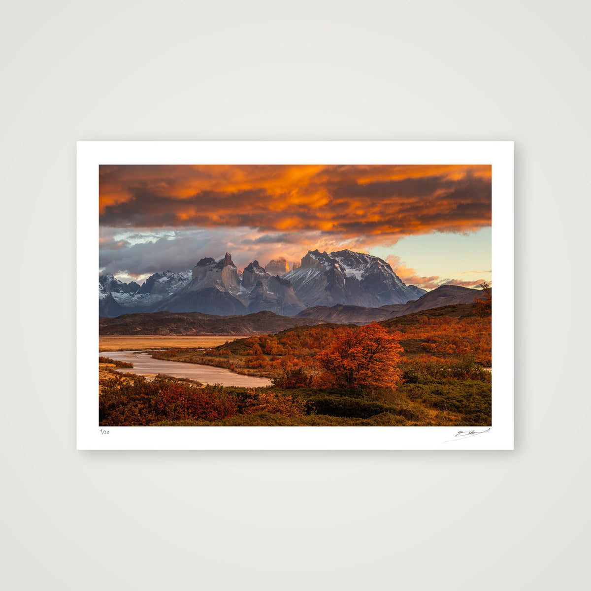 Autmn light_40x60 — A4 (30×21cm, 12×8") Print only
