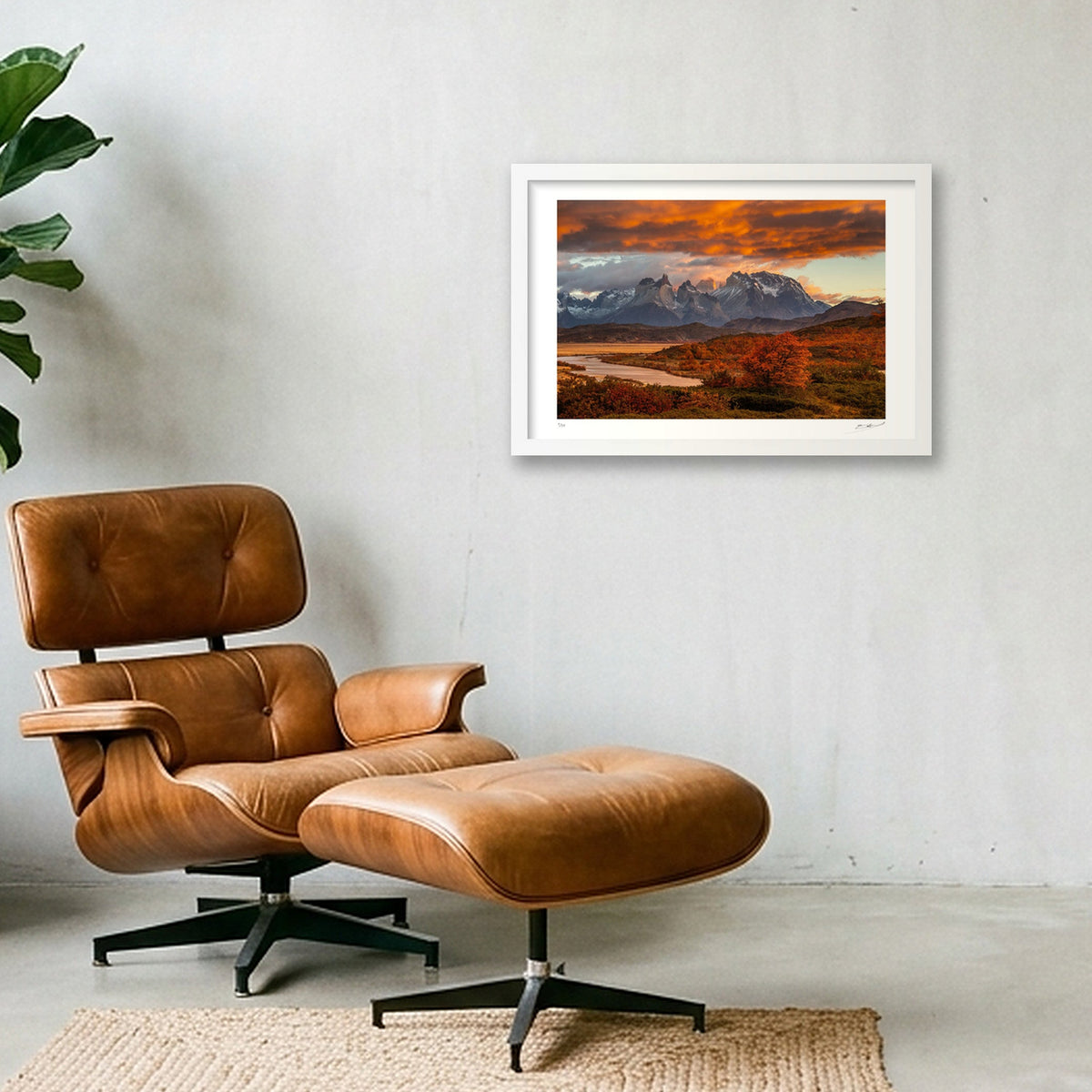 Autmn light_40x60 — 45×30cm, 18×12" White Frame