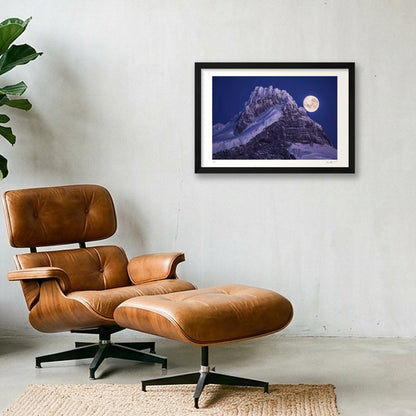 5 - Ice moon_40x60 — 45×30cm, 18×12" Black Frame